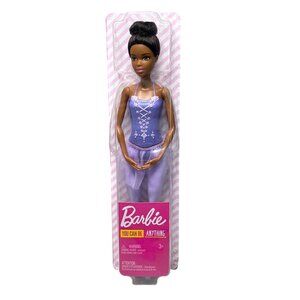 Barbie You Can Be Anything Ballerina Doll In Purple Outfit